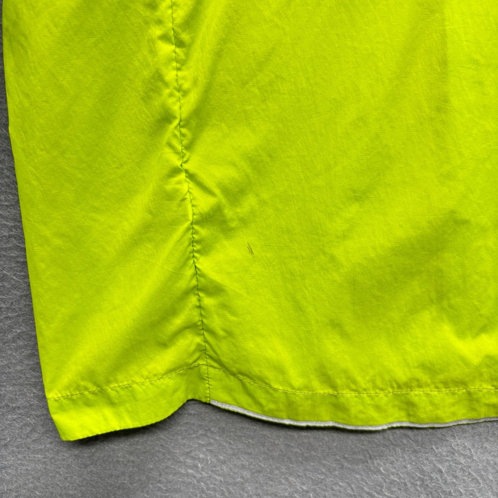 Smartwool Merino Sport Ultra Light Hooded Jacket Lime Green Windbreaker Mens M - Picture 15 of 16
